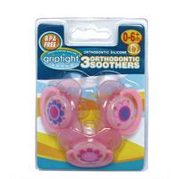 Griptight 3 Orthodontic Soothers 0-6+ months