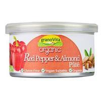 granovita organic red pepper almond pate 125g