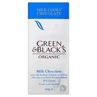 Green & Blacks Org Milk Cooks Chocolate 150g