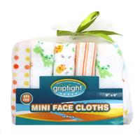 Griptight Mini Face Cloths 10
