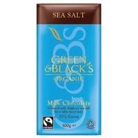 Green & Blacks Milk Sea Salt Chocolate 100g