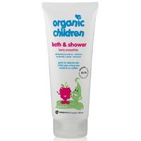 green people childrens bath shower gel berry smoothie 200ml