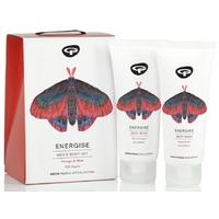 Green People Mens Organic Body Care Butterfly Conservation Gift Set - Energise - 200ml
