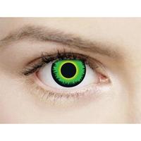 green warewolf 1 month halloween coloured contact lenses mesmereyez xt ...