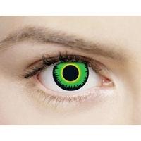 green warewolf 3 month halloween coloured contact lenses mesmereyez xt ...