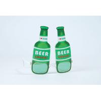 Green Beer Bottle Glasses