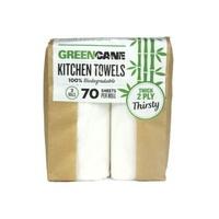 greencane paper kitchen towell 80 sheets per roll 2ply 2rolls