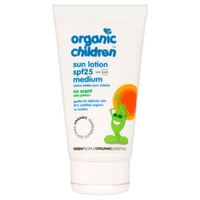 green people organic children sun lotion medium spf25 150ml