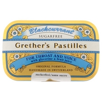Grether\'s Pastilles Blackcurrant Sugar-Free - 110g