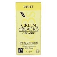 Green & Blacks White Chocolate Bar 35g (30 pack) (30 x 35g)