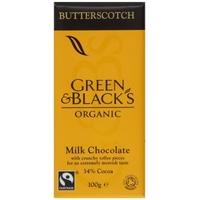 green blacks butterscotch chocolate bar 35g 30 pack 30 x 35g