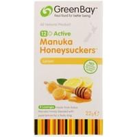 Green Bay Lemon 12+ Active Manuka Honeysuckers (8 per pack - 22g) - Pack of 2