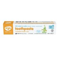 green people organic childrens toothpaste mandarin 50ml