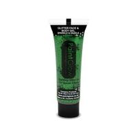 Green Face & Body Glitter Gel