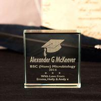 Graduation Glass Keepsake