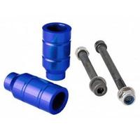 grit alloy scooter pegs blue