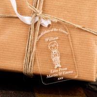Grandfather Of Groom Gift Tag