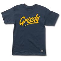 Grizzly Freehand T-Shirt - Navy