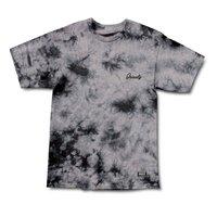 grizzly cursive tonal embroidery t shirt black
