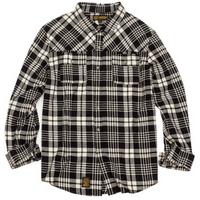 Grizzly Boulder Woven Longsleeve Shirt - Black