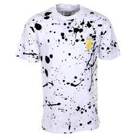 Grizzly Boo Johnson Splatter T-Shirt - White