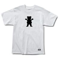 Grizzly OG Bear Logo Basic T-Shirt - White