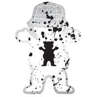 Grizzly Boo Johnson Splatter Sticker