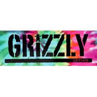 Grizzly Reverse Tie-Dye Stamp Skateboard Sticker