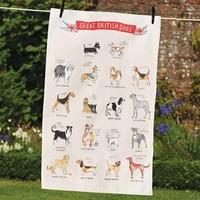 Great British Dogs Tea Towel