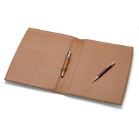 graf von faber castell leather accessories brown grained a4 writing ca ...