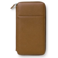 Graf von Faber-Castell Leather Accessories Brown Grained Travel Wallet
