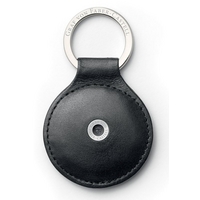 Graf von Faber-Castell Leather Accessories Black Smooth Round Key Ring