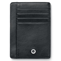 Graf von Faber-Castell Leather Accessories Black Smooth Open Credit Card Wallet