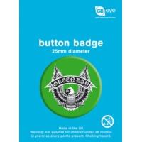 green day green eagle button badge