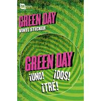 Green Day Logo Vinyl Sticker