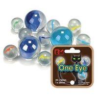 Great Gizmos Marbles One Eye Classic Marbles - 1 x 25mm And 20 x 16mm