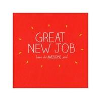 Great New Job Congratulations Card