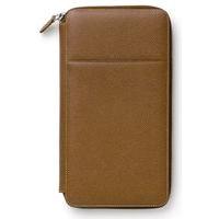 Graf von Faber-Castell Leather Accessories Brown Grained Travel Wallet