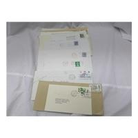 GROUP OF STAMPS ON ORIGINAL ENVE...