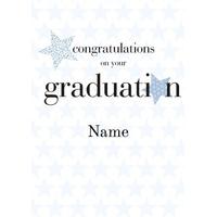 graduation star personalised graduation card