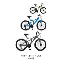 Grey Bike | Birthday Card