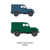 Green Truck | Birthday Card