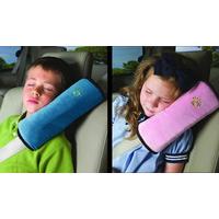 Grey Car Safety Belt Pillow