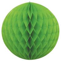 green honeycomb paper ball