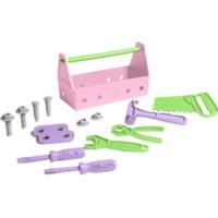 green toys pink tool set