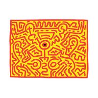 Growing 3, 1988 by Keith Haring