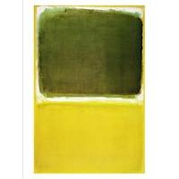 Green, white and yellow on yellow By Mark Rothko