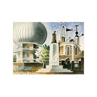 Greenwich Observatory, 1937 By Eric Ravilious