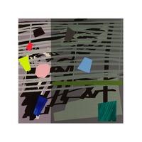 green grey violet shadow by bruce mclean