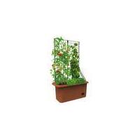 grow box planter 40 l self watering trellis wheels bio green